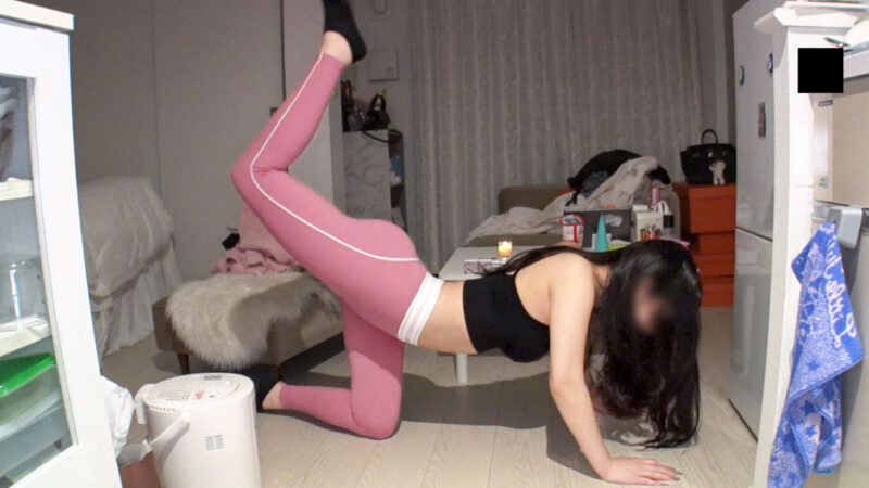 自宅でも美尻トレーニングをかかさない美女を家まで送っていった結果！！